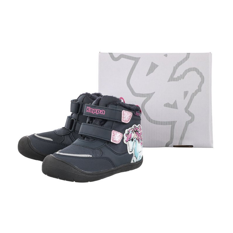 Kappa Flake Tex M 280021M/6722 Navy/Pink (KA219-a) ankle boots