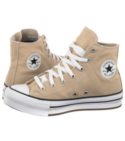 Converse CTAS Eva Lift Hi Nutty Granola/White/Black A06344C (CO660-a) shoes