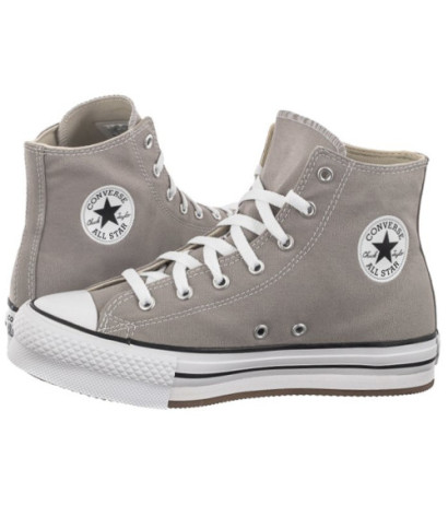 Converse CTAS Eva Lift Hi Totally Neautral/White/Black A07346C (CO660-b) shoes