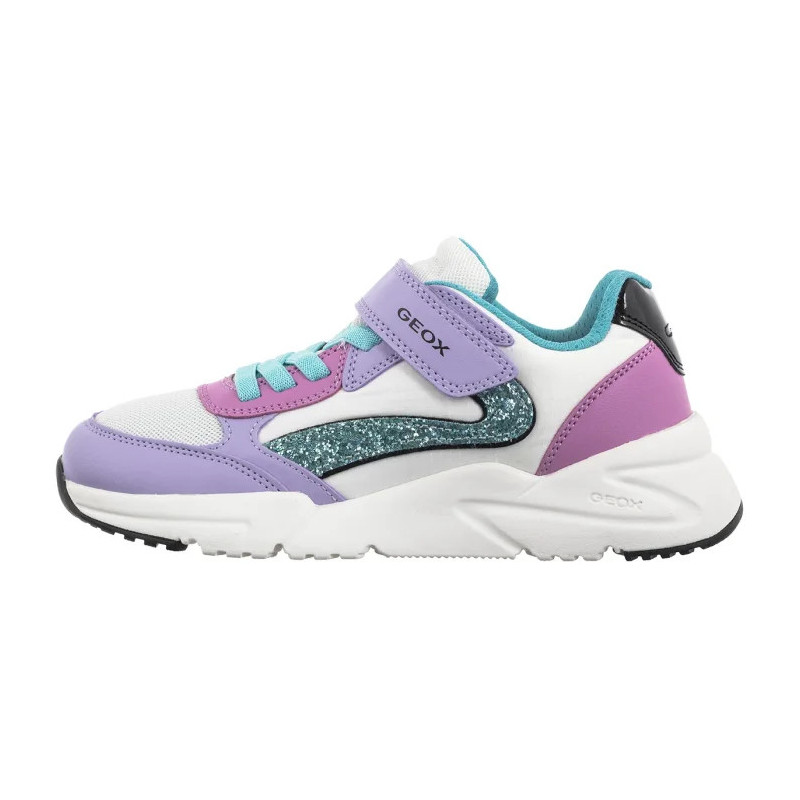 Geox J Loftus A - Gbk+Nylon Lilac/Turquoise J46M2A 054FU C8320 (GE204-a) sports shoes
