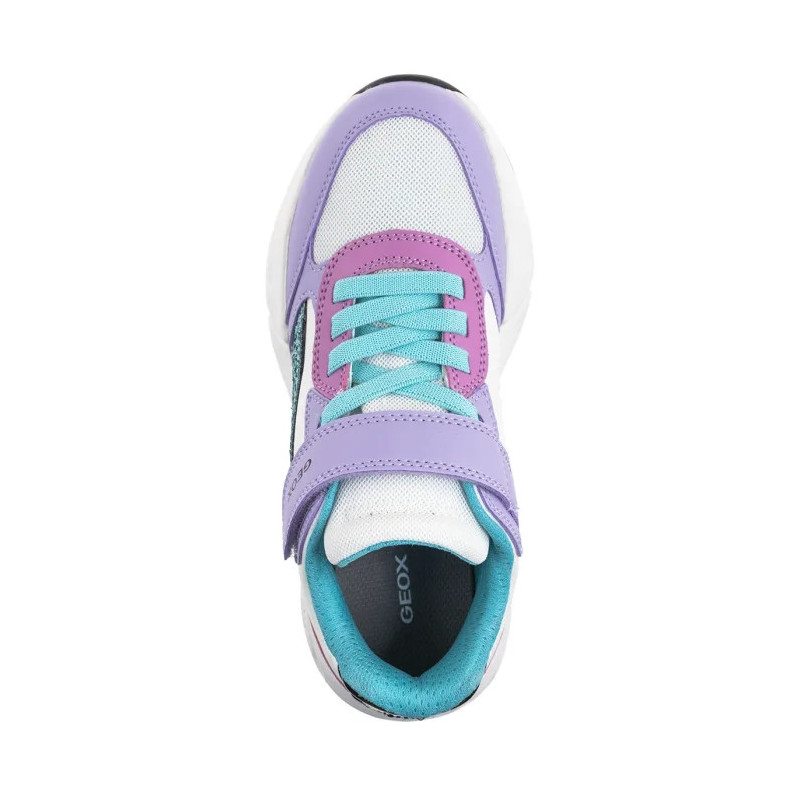 Geox J Loftus A - Gbk+Nylon Lilac/Turquoise J46M2A 054FU C8320 (GE204-a) sports shoes