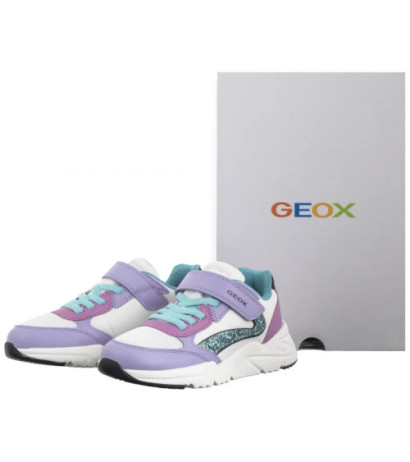 Geox J Loftus A - Gbk+Nylon Lilac/Turquoise J46M2A 054FU C8320 (GE204-a) sports shoes