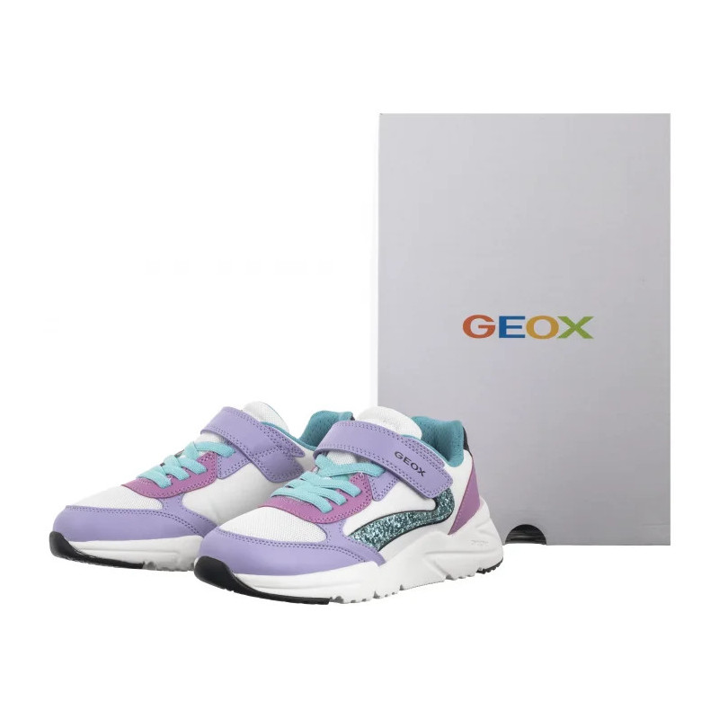 Geox J Loftus A - Gbk+Nylon Lilac/Turquoise J46M2A 054FU C8320 (GE204-a) sports shoes
