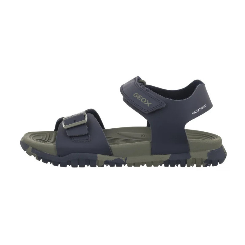 Geox J Sandal Fusbetto B. A Navy/Military J35HMA 00054 CF4A3 (GE172-d) sandals