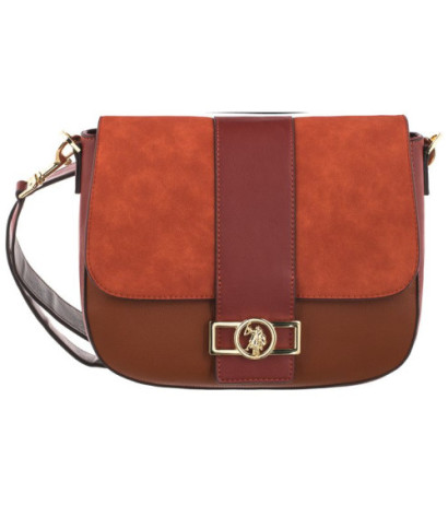U.S. Polo Assn. Albany Crossb. W/Flap Bag Pu Rust Multicolor BIUYB4900WVP837 (US42-a) handbag