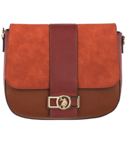 U.S. Polo Assn. Albany Crossb. W/Flap Bag Pu Rust Multicolor BIUYB4900WVP837 (US42-a) handbag