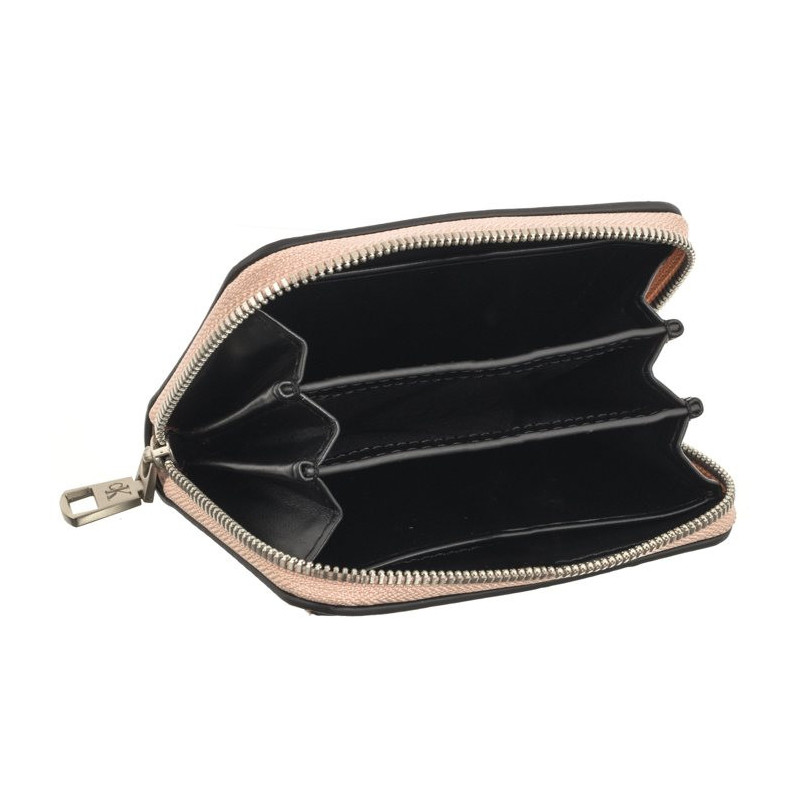 Calvin Klein Sculpted Med Zip Around Mono Pale Conch Logo K60K607229 TFT (CK121-f) handbag