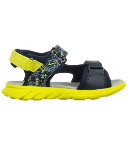 Geox J Sandal Airadyum A Navy/Lime J55F1E 01504 C0749 (GE213-a) sandals