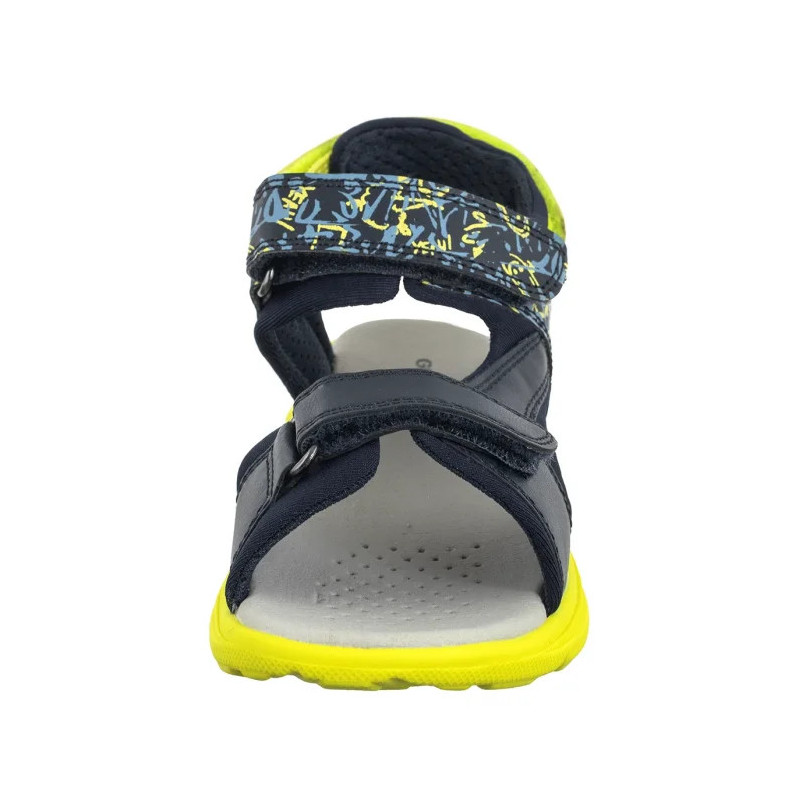 Geox J Sandal Airadyum A Navy/Lime J55F1E 01504 C0749 (GE213-a) sandals