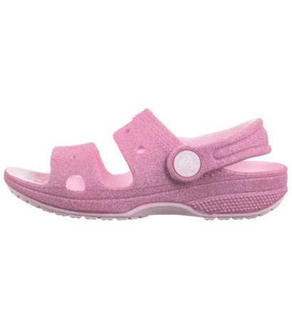 Crocs Classic Crosc Glitter Sandal Pink Milk 207983-6ZW (CR346-a) sandals