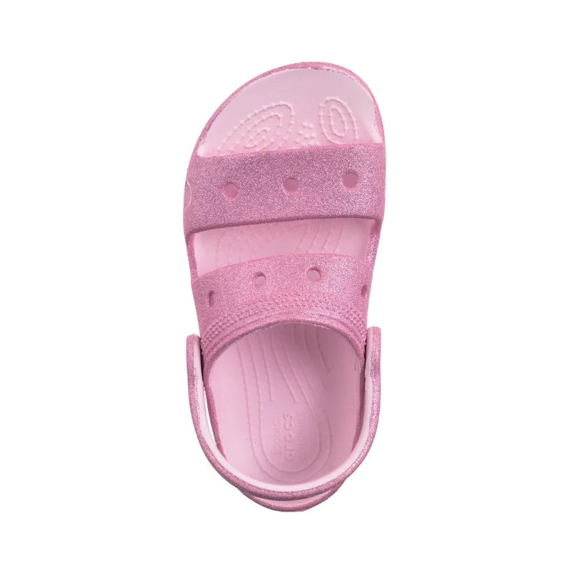 Crocs Classic Crosc Glitter Sandal Pink Milk 207983-6ZW (CR346-a) sandals