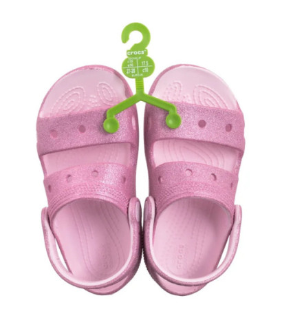 Crocs Classic Crosc Glitter Sandal Pink Milk 207983-6ZW (CR346-a) sandals