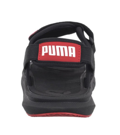 Puma Evolve Sandal Jr Puma Black-Puma White-Red 390449-01 (PU616-b) sandals