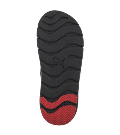 Puma Evolve Sandal Jr Puma Black-Puma White-Red 390449-01 (PU616-b) sandals