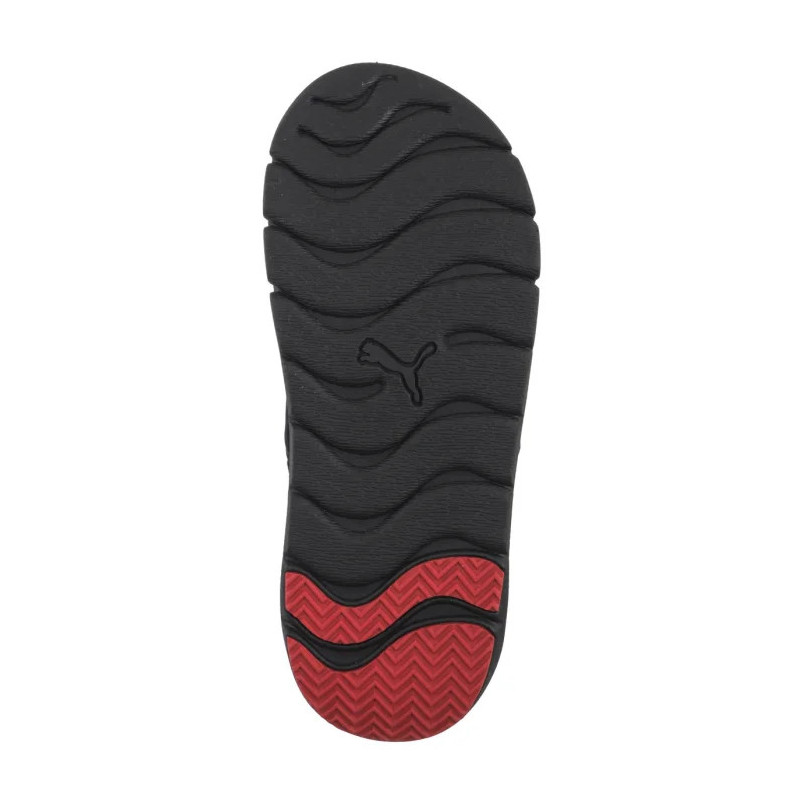 Puma Evolve Sandal Jr Puma Black-Puma White-Red 390449-01 (PU616-b) sandals