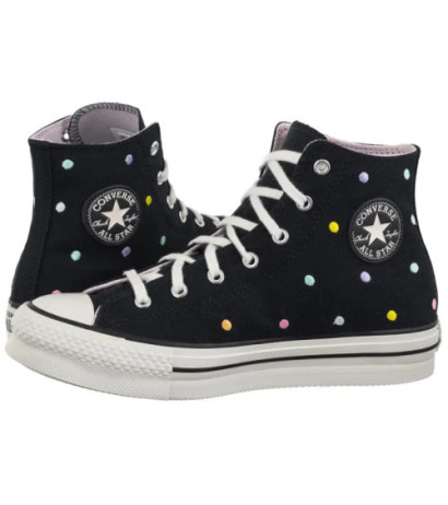 Converse CTAS Eva Lift Hi Black/Vintage White/Egret A12608C (CO762-a) shoes