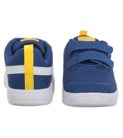 Puma Courtflex V3 Mesh Inf Clyde Royal-White-Yellow 398086-05 (PU619-b) sports shoes