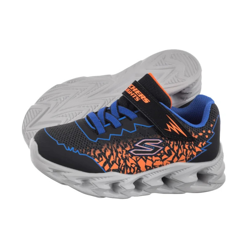 Skechers S Lights Vortex 2.0 - Zorento Blk/Blu/Orange 400603N/BBOR (SK233-a) sports shoes