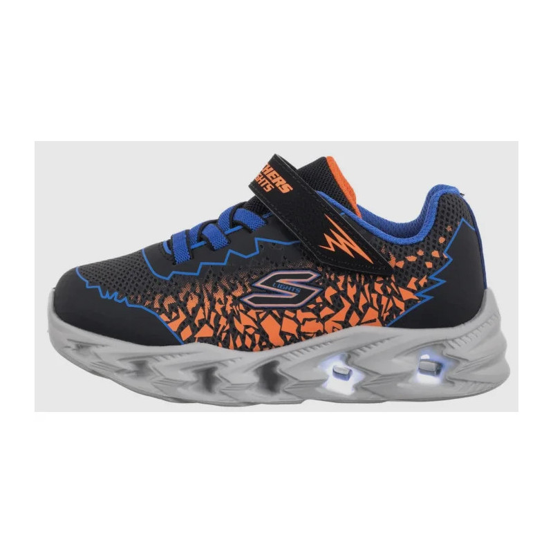 Skechers S Lights Vortex 2.0 - Zorento Blk/Blu/Orange 400603N/BBOR (SK233-a) sports shoes