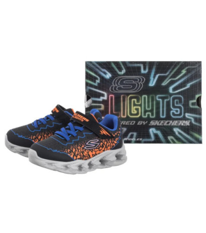 Skechers S Lights Vortex 2.0 - Zorento Blk/Blu/Orange 400603N/BBOR (SK233-a) sports shoes