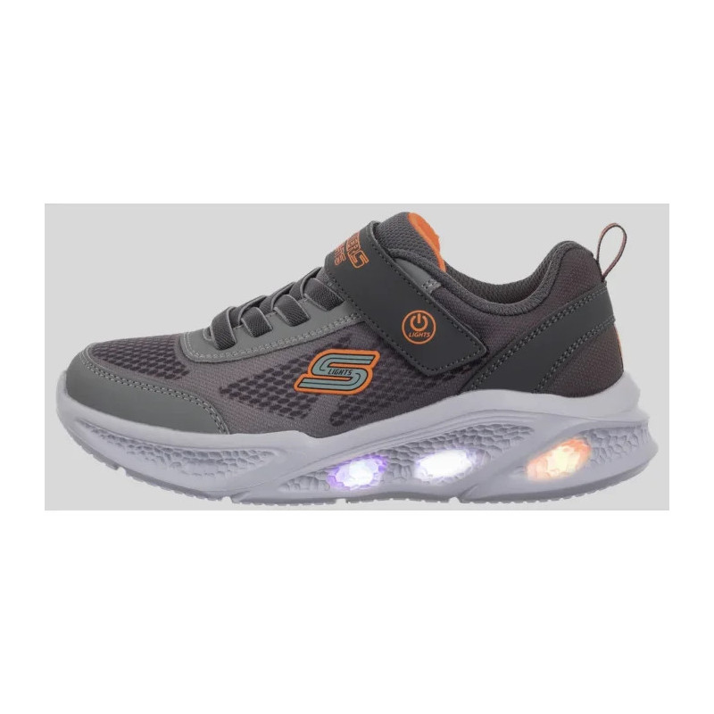 Skechers S Lights Skechers Meteor Lights Krendox Charcoal/Grey 401495L/CCGY (SK238-a) sports shoes