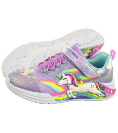 Skechers S Lights Unicorn Chaser Lavender/Multi 302298L/LVMT (SK247-a) sports shoes