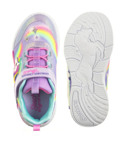 Skechers S Lights - Unicorn Chaser Lavender/Multi 302298N/LVMT (SK248-a) sports shoes