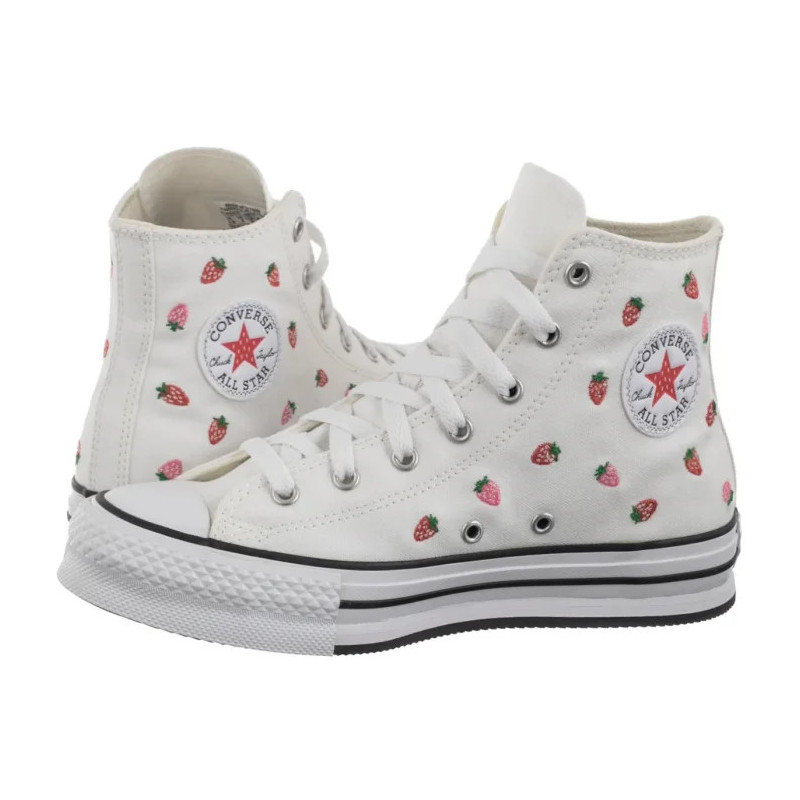 Converse CTAS Eva Lift Hi White/Soft Red/Watermelon Pink A14925C (CO777-a) shoes