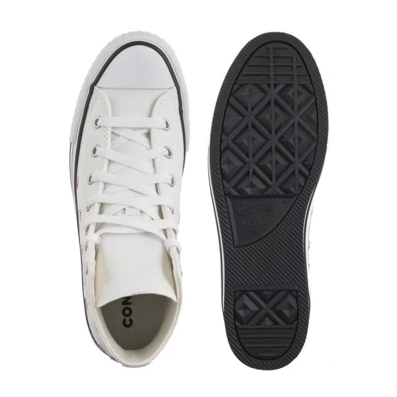 Converse CTAS Eva Lift Hi White/Soft Red/Watermelon Pink A14925C (CO777-a) shoes