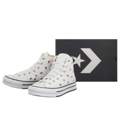 Converse CTAS Eva Lift Hi White/Soft Red/Watermelon Pink A14925C (CO777-a) shoes