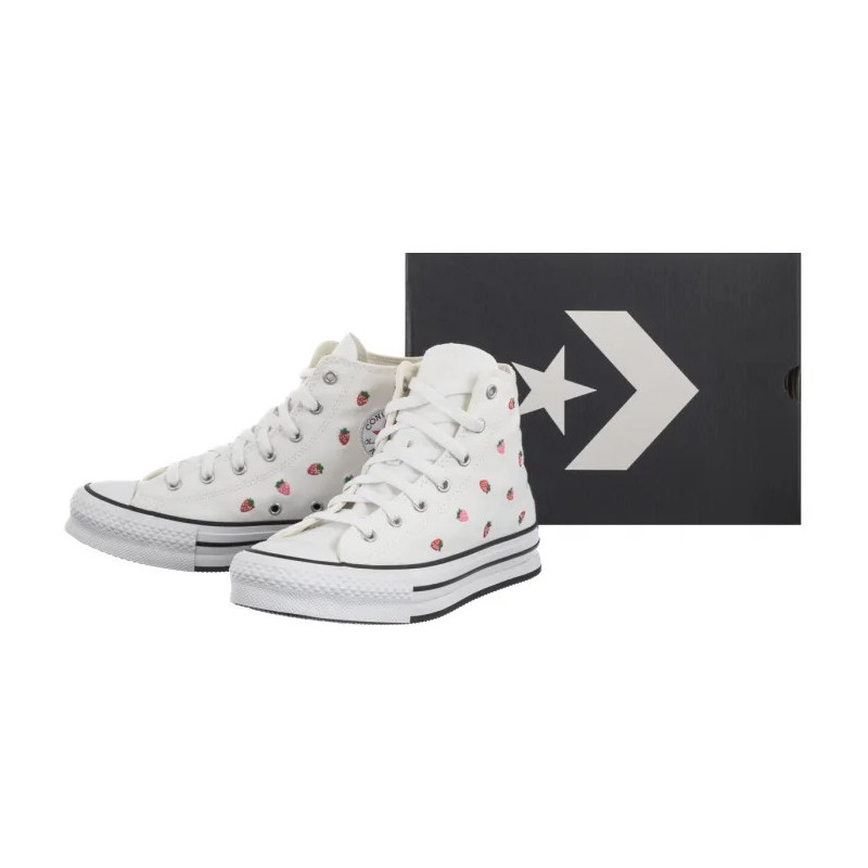 Converse CTAS Eva Lift Hi White/Soft Red/Watermelon Pink A14925C (CO777-a) shoes