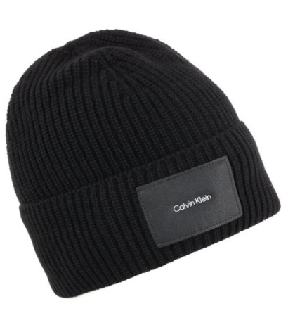 Calvin Klein CK Patch Beanie K50K509937 BAX Black (CK199-a) cap