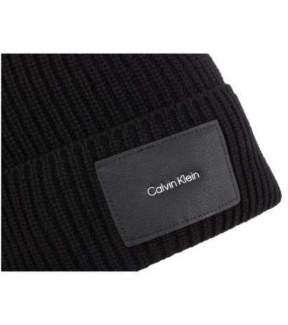 Calvin Klein CK Patch Beanie K50K509937 BAX Black (CK199-a) cap