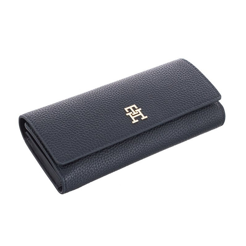 Tommy Hilfiger TH Emblem Lrg Flap Wallet AW0AW14651 DW6 (TH753-a) handbag