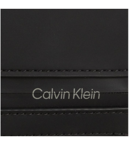 Calvin Klein Rubberized Bifold 6cc W/Coin Black K50K510895 BAX (CK346-a) handbag