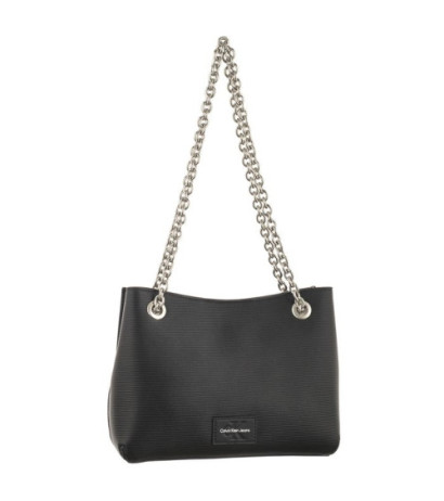 Calvin Klein Sculpted Shoulder Bag24 Chain Black K60K611185 BDS (CK391-a) handbag