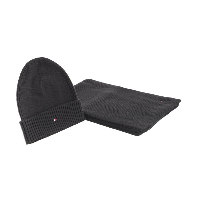 Tommy Hilfiger Gp Flag Beanie&Scarf AM0AM11624 BDS (TH950-a) accessory