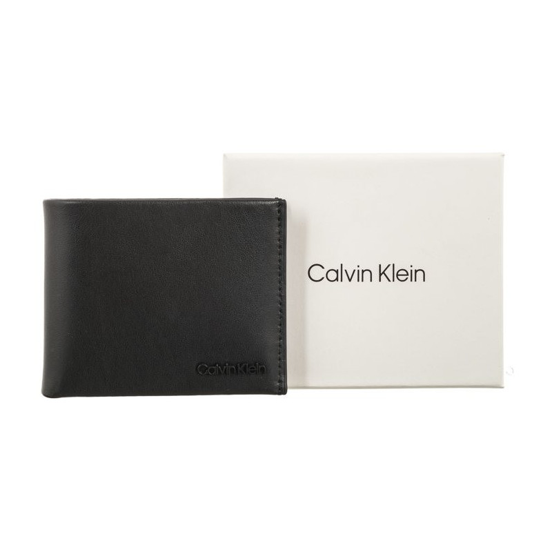 Calvin Klein Minimal Focus Bifold 6Cc W/Bill Black K50K511277 BEH (CK406-a) handbag