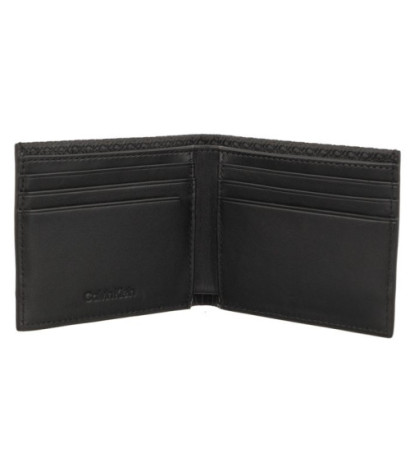 Calvin Klein Modern Bar Bifold 6Cc W/Bill Black Nano Mono K50K511374 0GL  (CK408-a) handbag