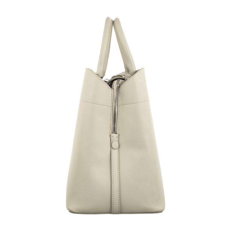 Calvin Klein Business Large Tote Saffiano DK Ecru/Sand Pebble K60K611674 PC4 (CK450-a) handbag