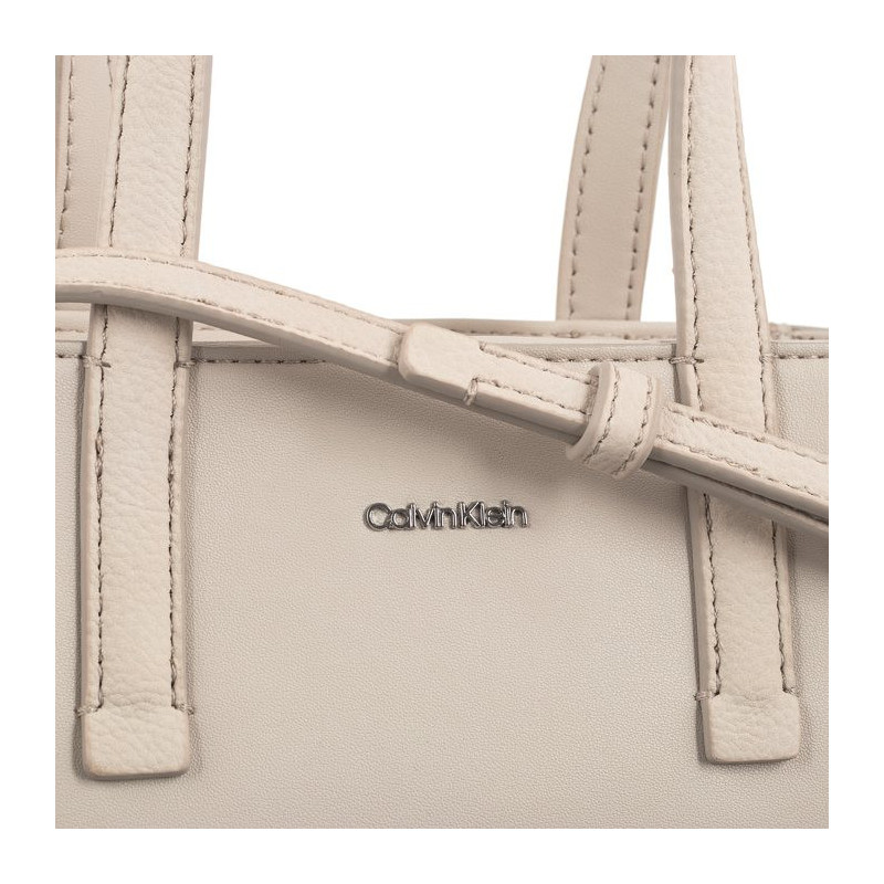 Calvin Klein CK Must Mini Tote Pu/Nubuck DK Ecru K60K611873 PC4 (CK452-a) handbag