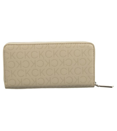 Calvin Klein CK Daily Lg Z/A Wallet Epi Mono Stoney Beige/Epi Mono K60K611771 PEA (CK459-a) handbag