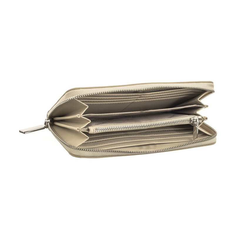 Calvin Klein CK Daily Lg Z/A Wallet Epi Mono Stoney Beige/Epi Mono K60K611771 PEA (CK459-a) handbag