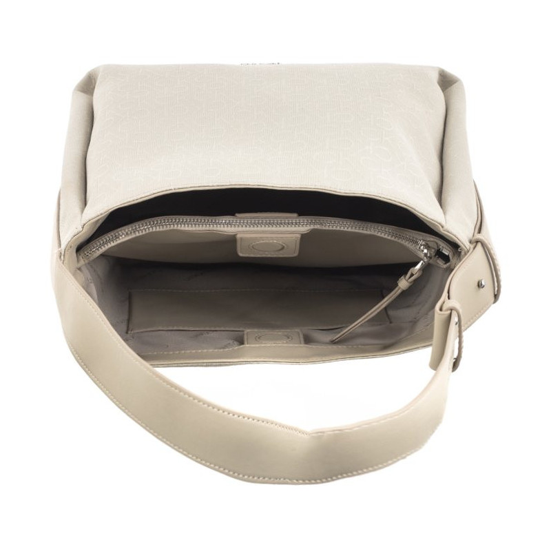 Calvin Klein Gracie Bucket Bag_JCQ Mono Stoney Beige Jacquard Mono K60K611663 PEA (CK474-a) handbag