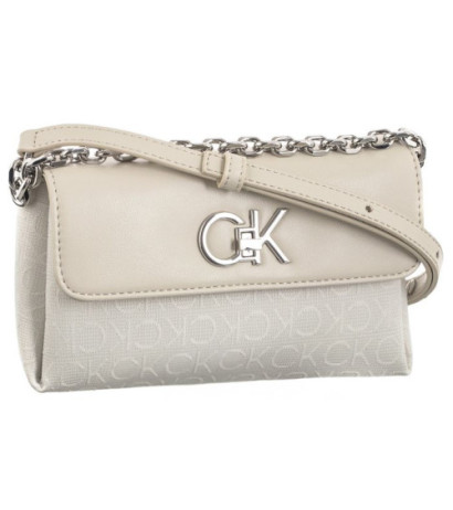Calvin Klein Re-Lock Mini Crossbody Bag_JCQ Dk Ecru Jacquard Mono K60K611989 PC4 (CK478-a) handbag