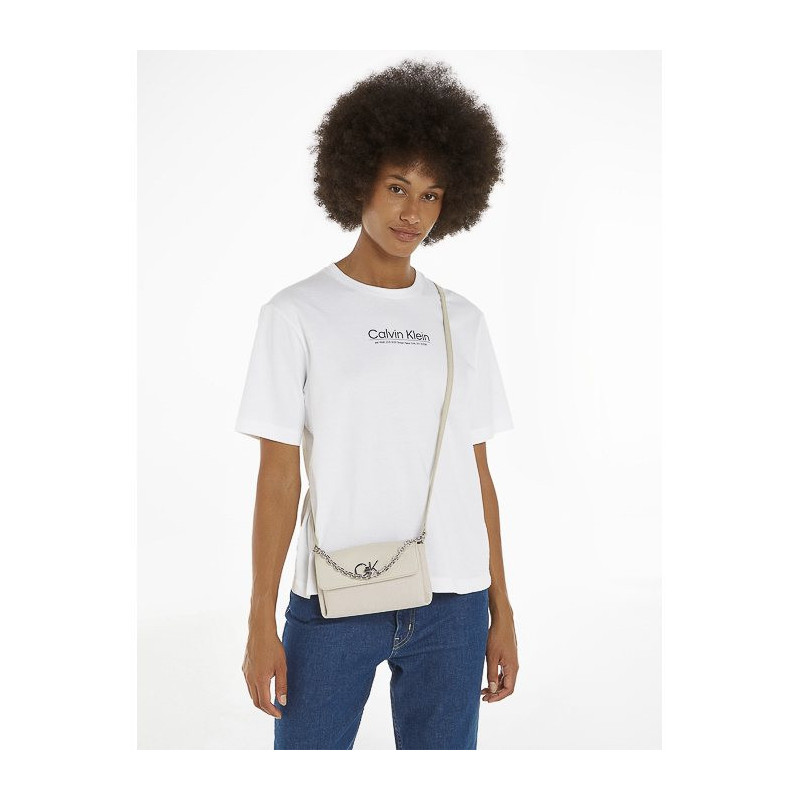 Calvin Klein Re-Lock Mini Crossbody Bag_JCQ Dk Ecru Jacquard Mono K60K611989 PC4 (CK478-a) handbag