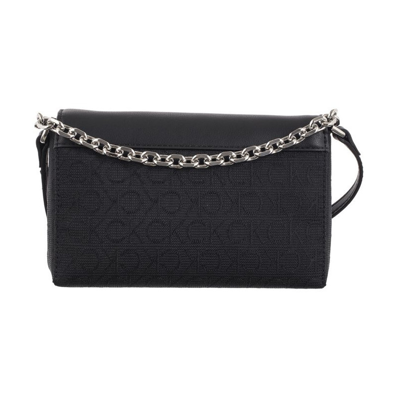 Calvin Klein Re-Lock Mini Crossbody Bag_JCQ Black Jacquard Mono K60K611989 0GK (CK478-b) handbag
