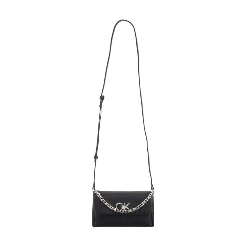 Calvin Klein Re-Lock Mini Crossbody Bag_JCQ Black Jacquard Mono K60K611989 0GK (CK478-b) handbag
