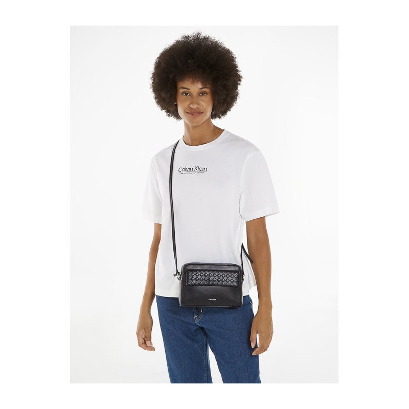 Calvin Klein Calvin Mini Quilt Camera Bag Black K60K611884 BEH (CK479-b) handbag