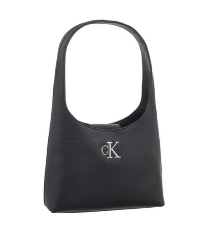 Calvin Klein Minimal Monogram A Shoulder Bag Black K60K611820 BEH (CK487-a) handbag
